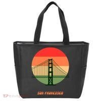 Retro Sun San Francisco Tote Bag thumb 0