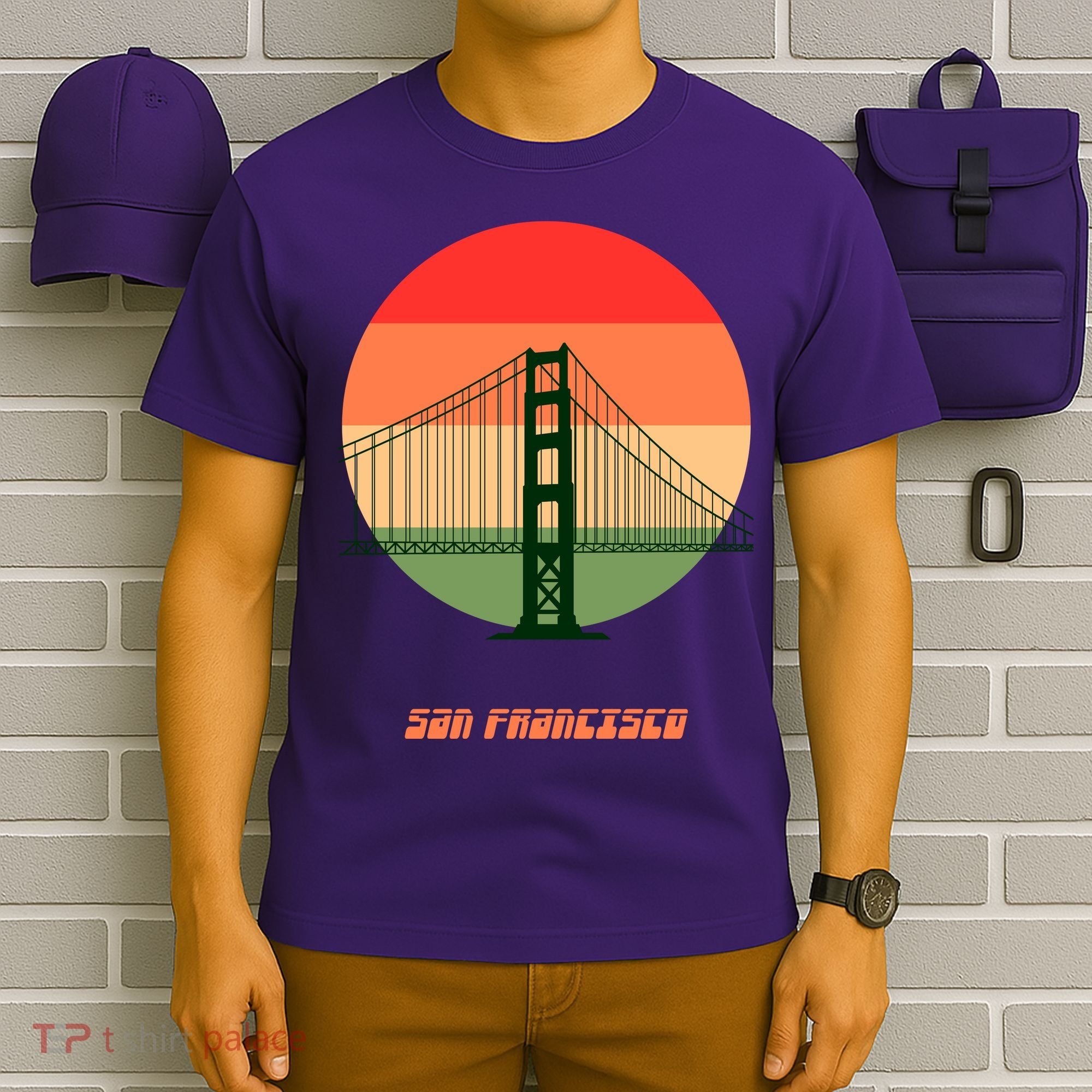 Retro Sun San Francisco T-Shirt