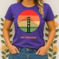 Retro Sun San Francisco Women's T-Shirt thumb 2