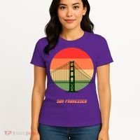 Retro Sun San Francisco Women's T-Shirt thumb 4