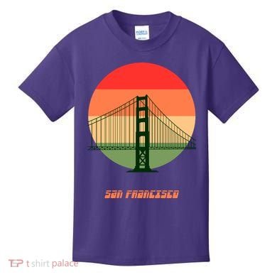 Retro Sun San Francisco Kids T-Shirt