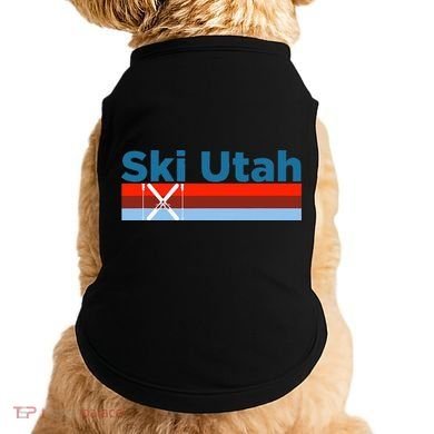 Retro Snow Ski Ski Utah Doggie Tank