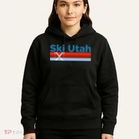 Retro Snow Ski Ski Utah Hoodie thumb 5