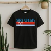 Retro Snow Ski Ski Utah T-Shirt thumb 2