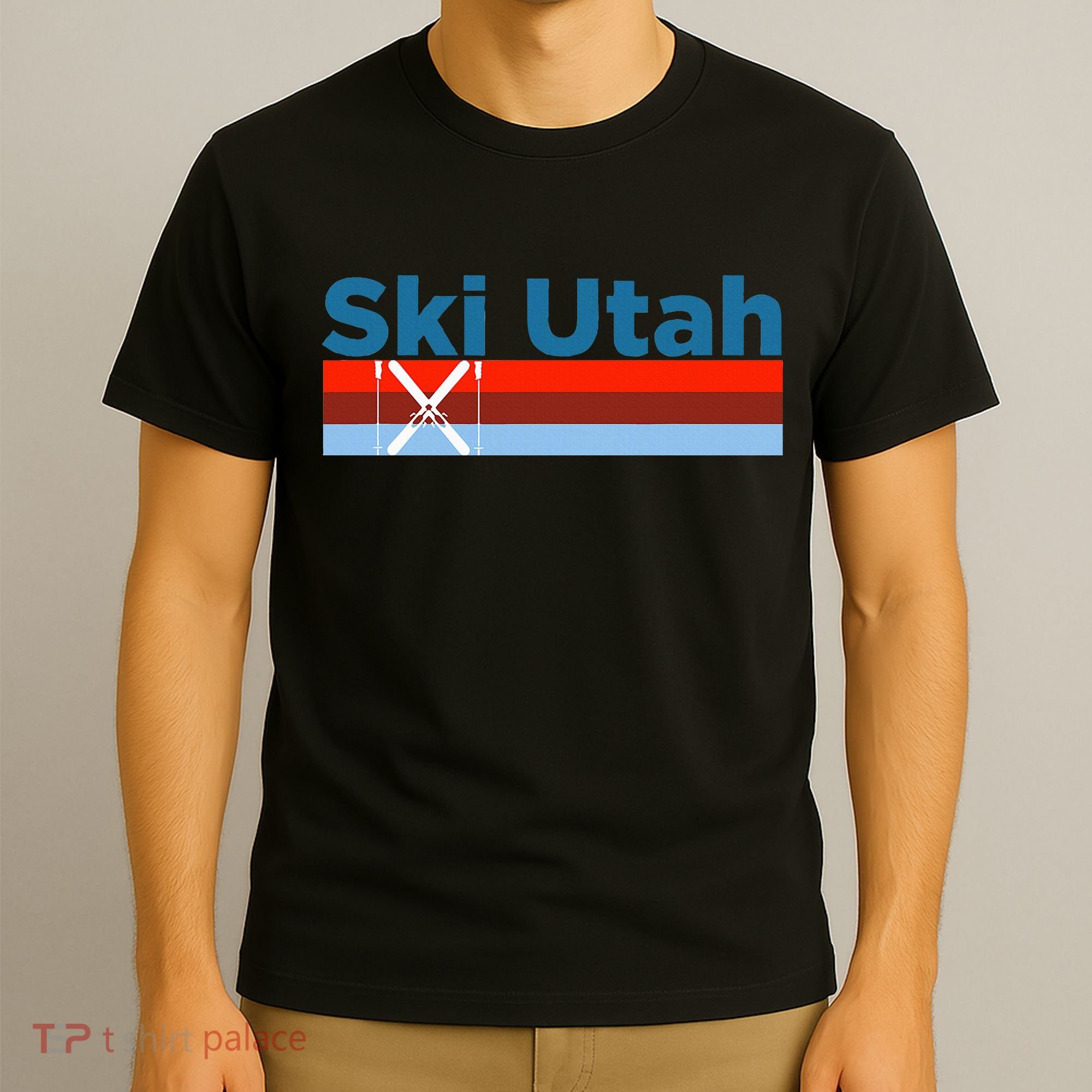 Retro Snow Ski Ski Utah T-Shirt