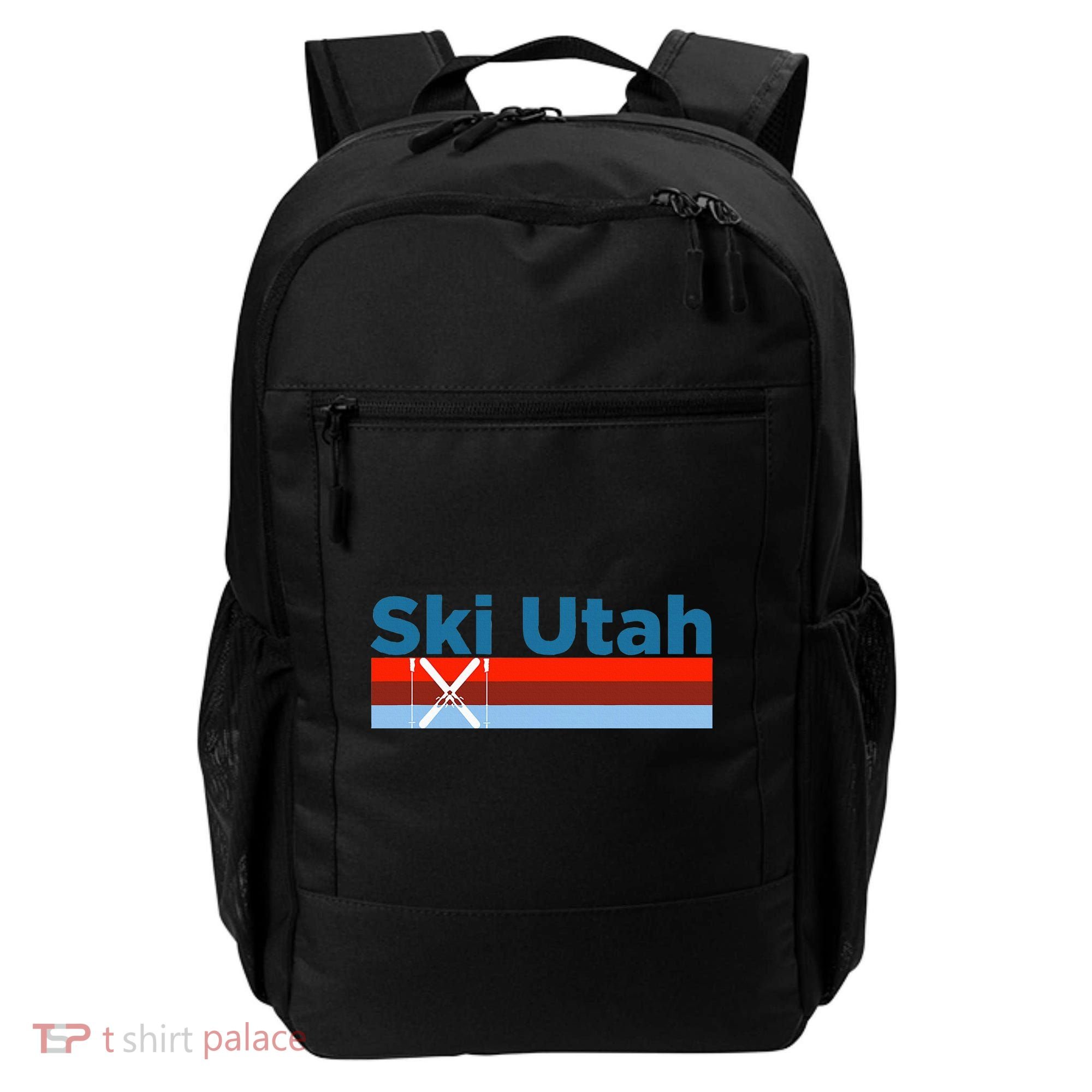 Retro Snow Ski Ski Utah Backpack