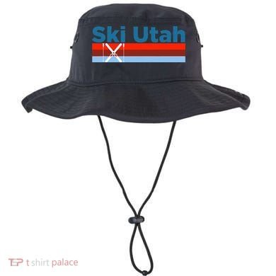 Retro Snow Ski Ski Utah Bucket Hat