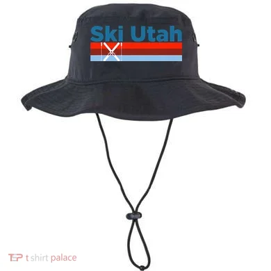 Retro Snow Ski Ski Utah Bucket Hat