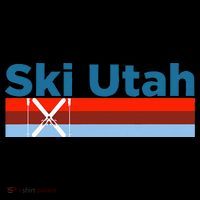 Retro Snow Ski Ski Utah Coaster thumb 2