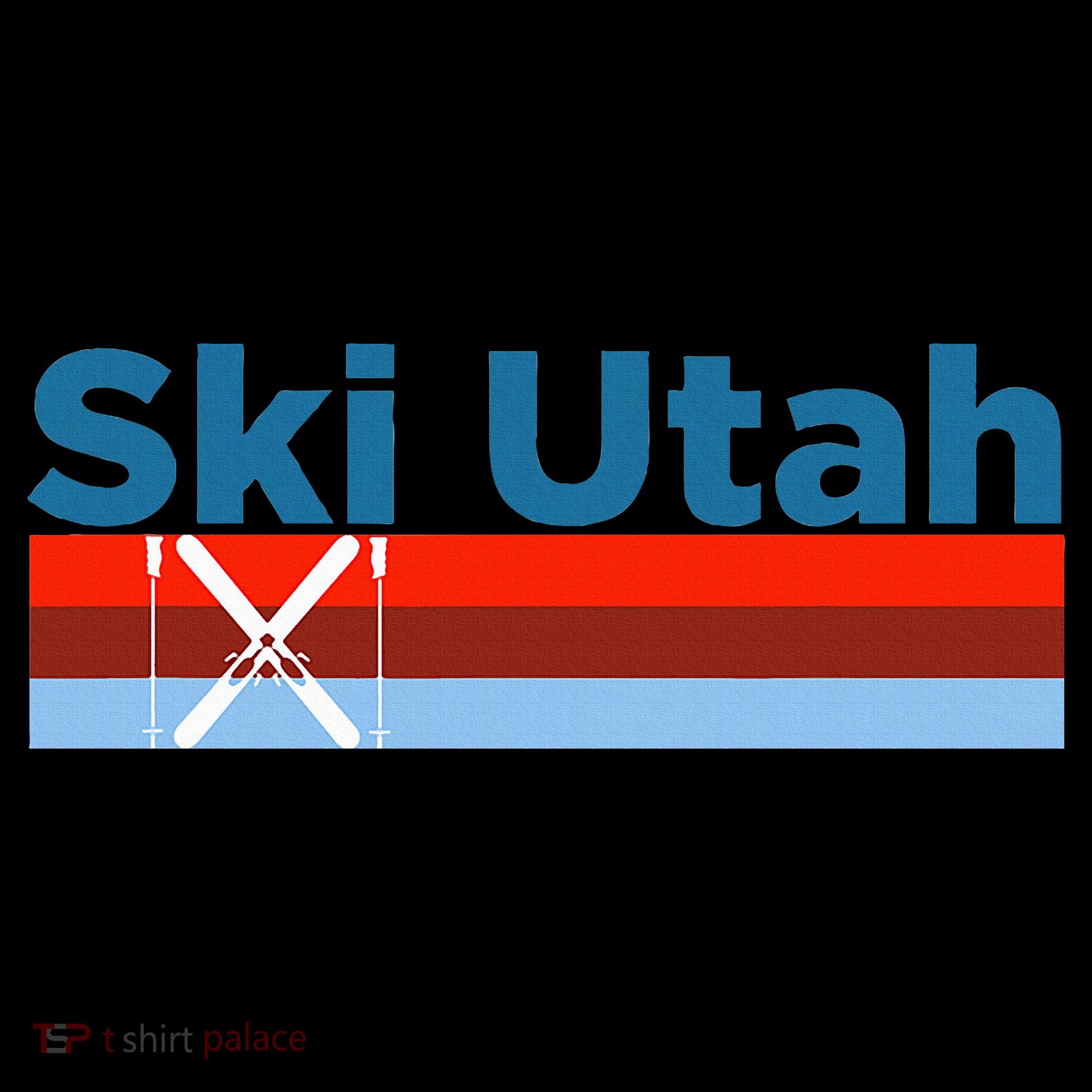 Retro Snow Ski Ski Utah Women's Hoodie