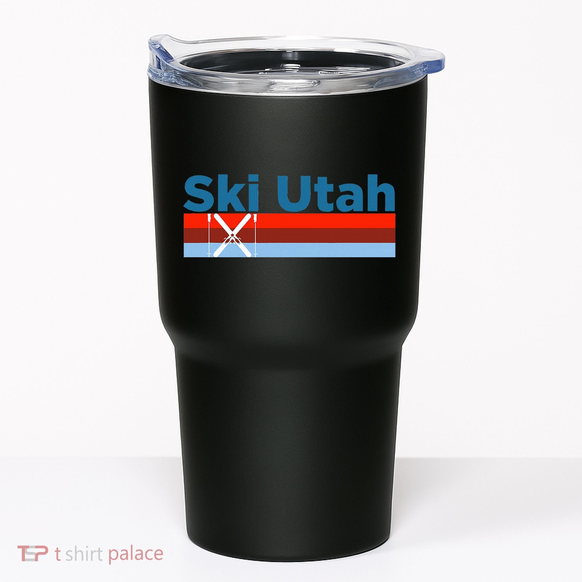 Retro Snow Ski Ski Utah Tumbler