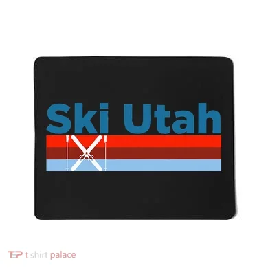 Retro Snow Ski Ski Utah Mousepad