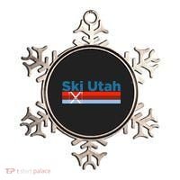 Retro Snow Ski Ski Utah Ornament thumb 0