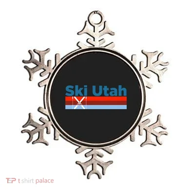 Retro Snow Ski Ski Utah Ornament