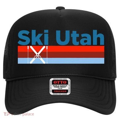 Retro Snow Ski Ski Utah Hat