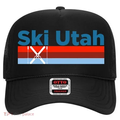 Retro Snow Ski Ski Utah Hat