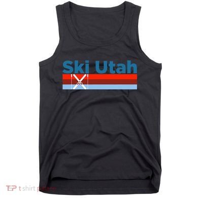 Retro Snow Ski Ski Utah Tank Top