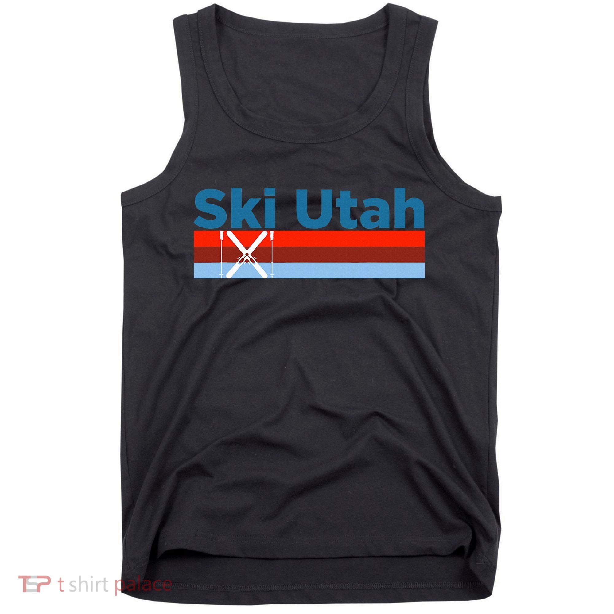 Retro Snow Ski Ski Utah Tank Top