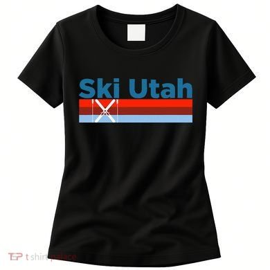 Retro Snow Ski Ski Utah Women's T-Shirt