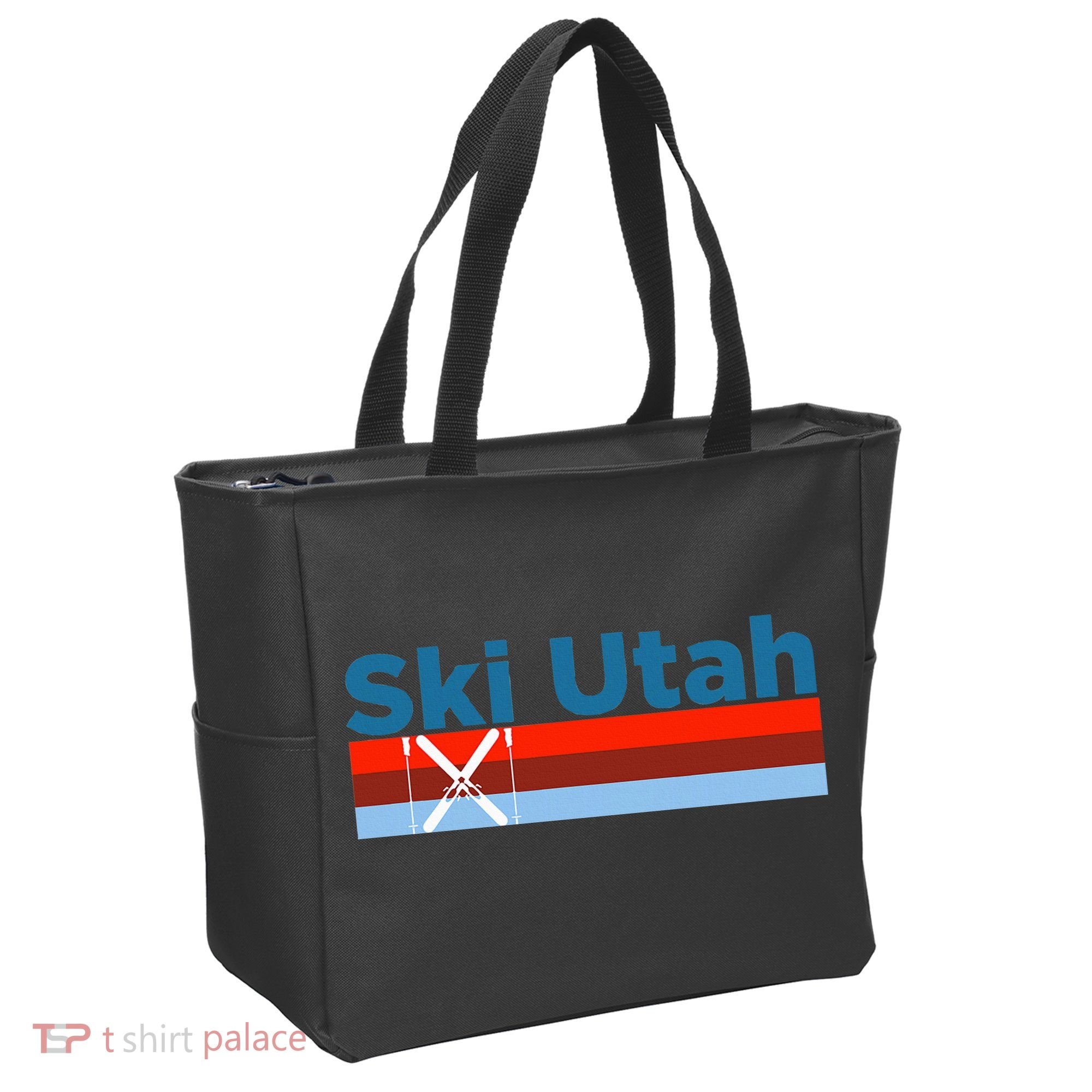 Retro Snow Ski Ski Utah Tote Bag
