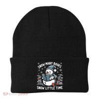 Reading Snowman So Many Books gift for Christmas  Beanie thumb 0