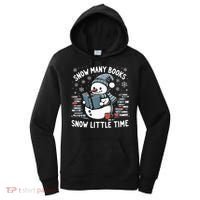 Reading Snowman So Many Books gift for Christmas  Women's Hoodie thumb 0