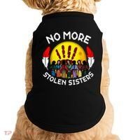 RetroNo-More Stolen Sister MMIW Awareness America Native  Doggie Tank thumb 0