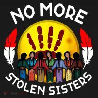 RetroNo-More Stolen Sister MMIW Awareness America Native  Doggie Tank thumb 4