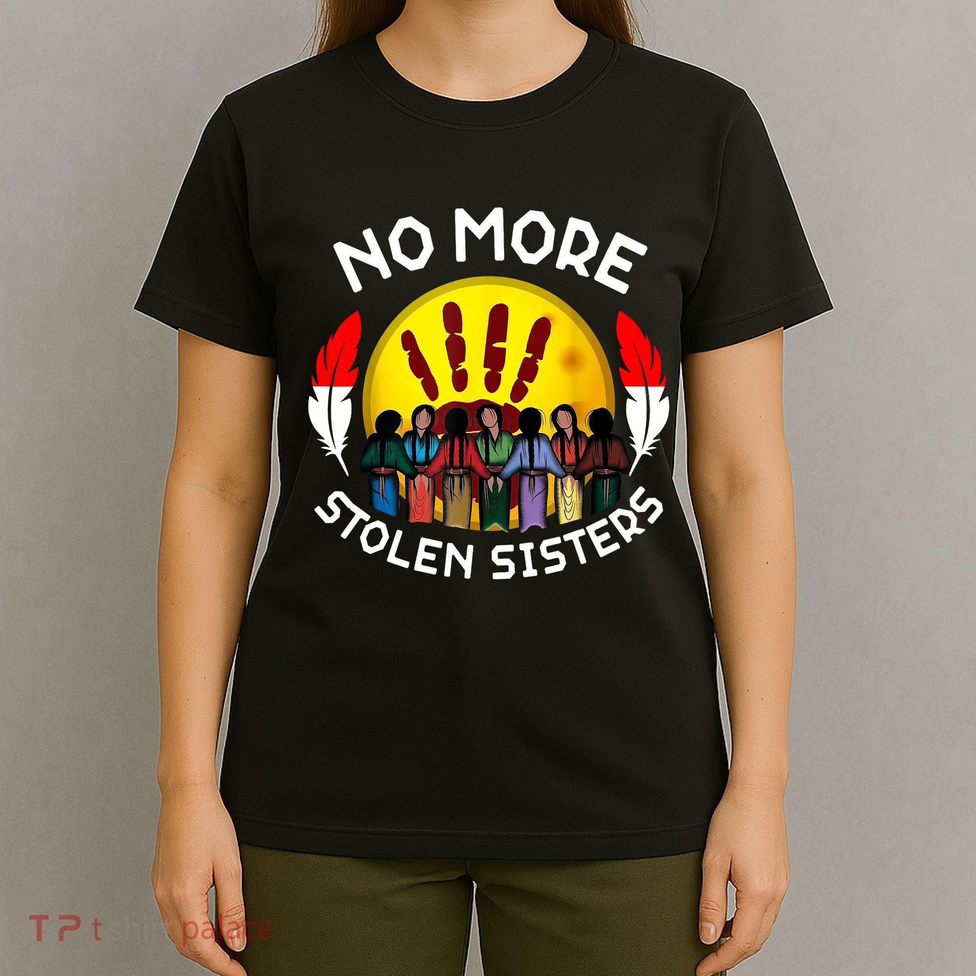 RetroNo-More Stolen Sister MMIW Awareness America Native  T-Shirt