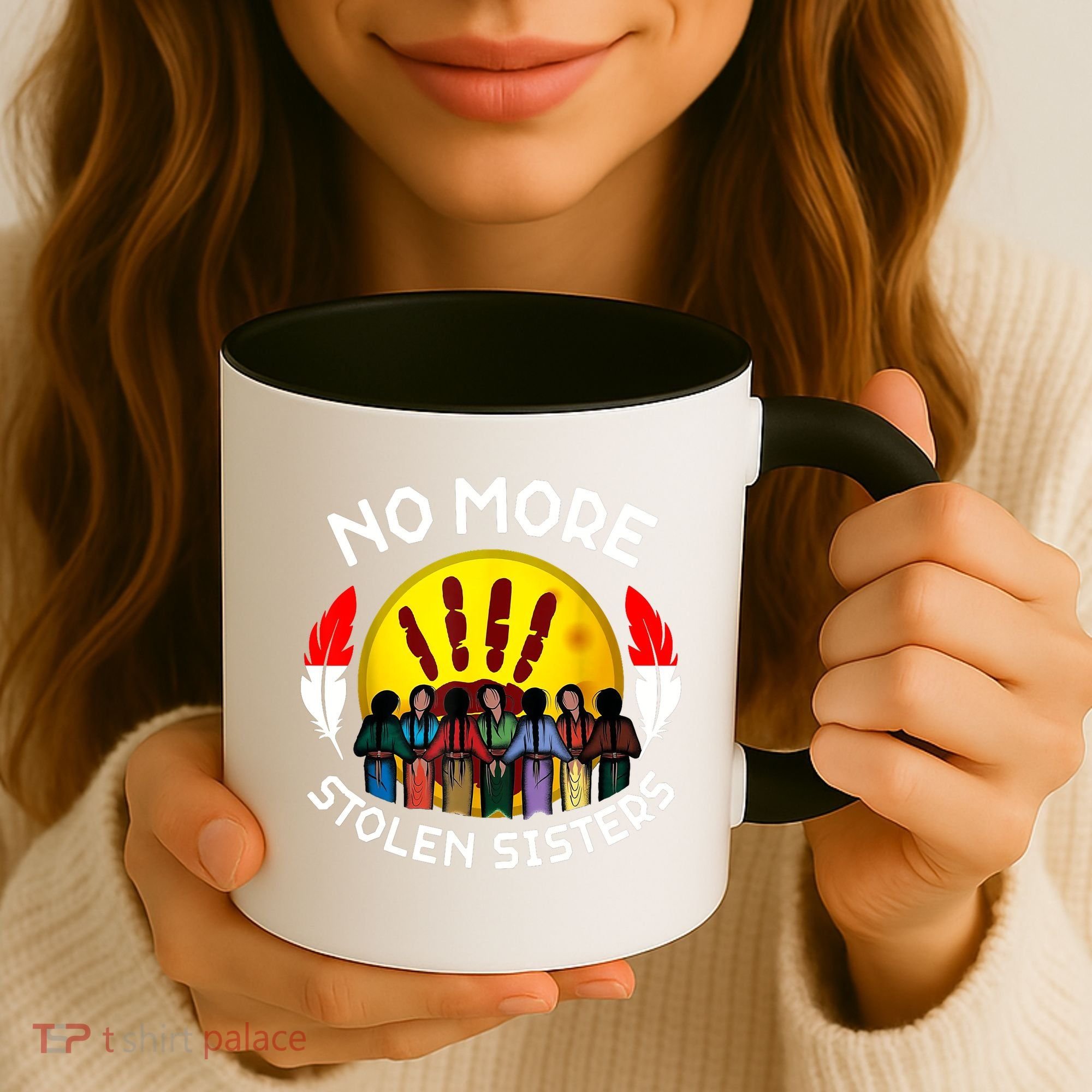 RetroNo-More Stolen Sister MMIW Awareness America Native  Coffee Mug