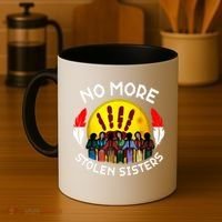 RetroNo-More Stolen Sister MMIW Awareness America Native  Coffee Mug thumb 4