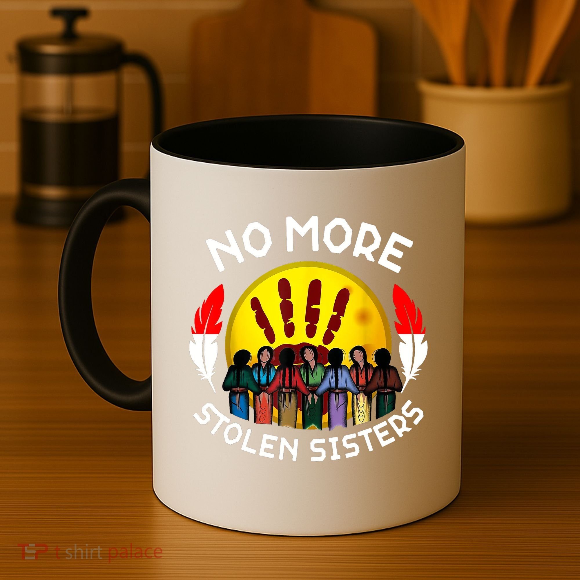 RetroNo-More Stolen Sister MMIW Awareness America Native  Coffee Mug