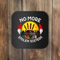 RetroNo-More Stolen Sister MMIW Awareness America Native  Coaster thumb 0