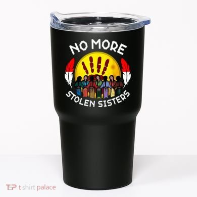 RetroNo-More Stolen Sister MMIW Awareness America Native  Tumbler