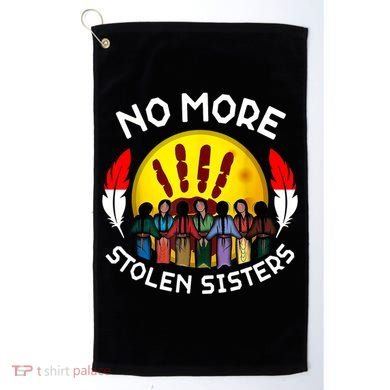 RetroNo-More Stolen Sister MMIW Awareness America Native  Golf Towel
