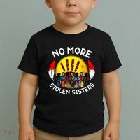 RetroNo-More Stolen Sister MMIW Awareness America Native  Toddler T-Shirt thumb 2