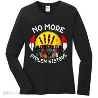 RetroNo-More Stolen Sister MMIW Awareness America Native  Women's Long Sleeve Shirt thumb 0