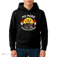 RetroNo-More Stolen Sister MMIW Awareness America Native  Kids Hoodie thumb 4