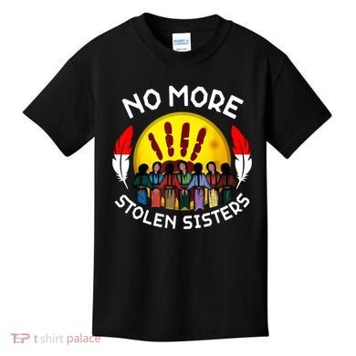 RetroNo-More Stolen Sister MMIW Awareness America Native  Kids T-Shirt