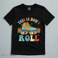 Roller Skates This Is How I Roll Skate Sport Roller Skating T-Shirt thumb 5