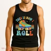 Roller Skates This Is How I Roll Skate Sport Roller Skating Tank Top thumb 3