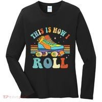 Roller Skates This Is How I Roll Skate Sport Roller Skating Women's Long Sleeve Shirt thumb 0