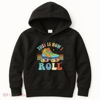 Roller Skates This Is How I Roll Skate Sport Roller Skating Kids Hoodie thumb 0