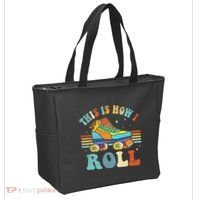 Roller Skates This Is How I Roll Skate Sport Roller Skating Tote Bag thumb 2