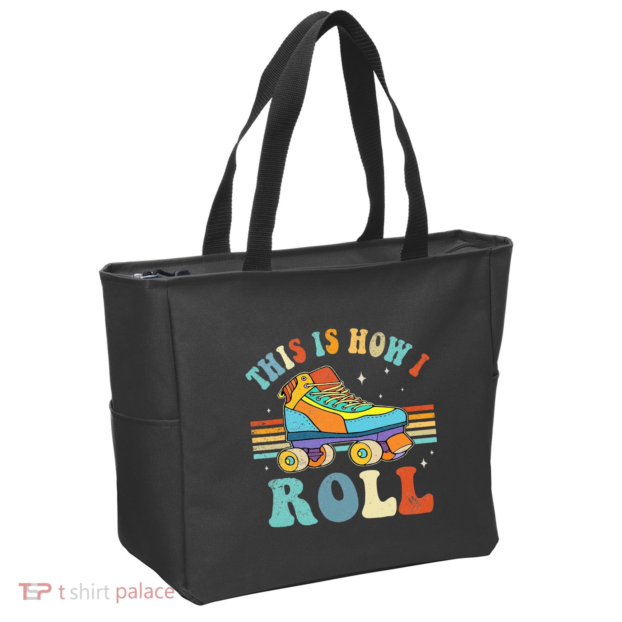Roller Skates This Is How I Roll Skate Sport Roller Skating Tote Bag