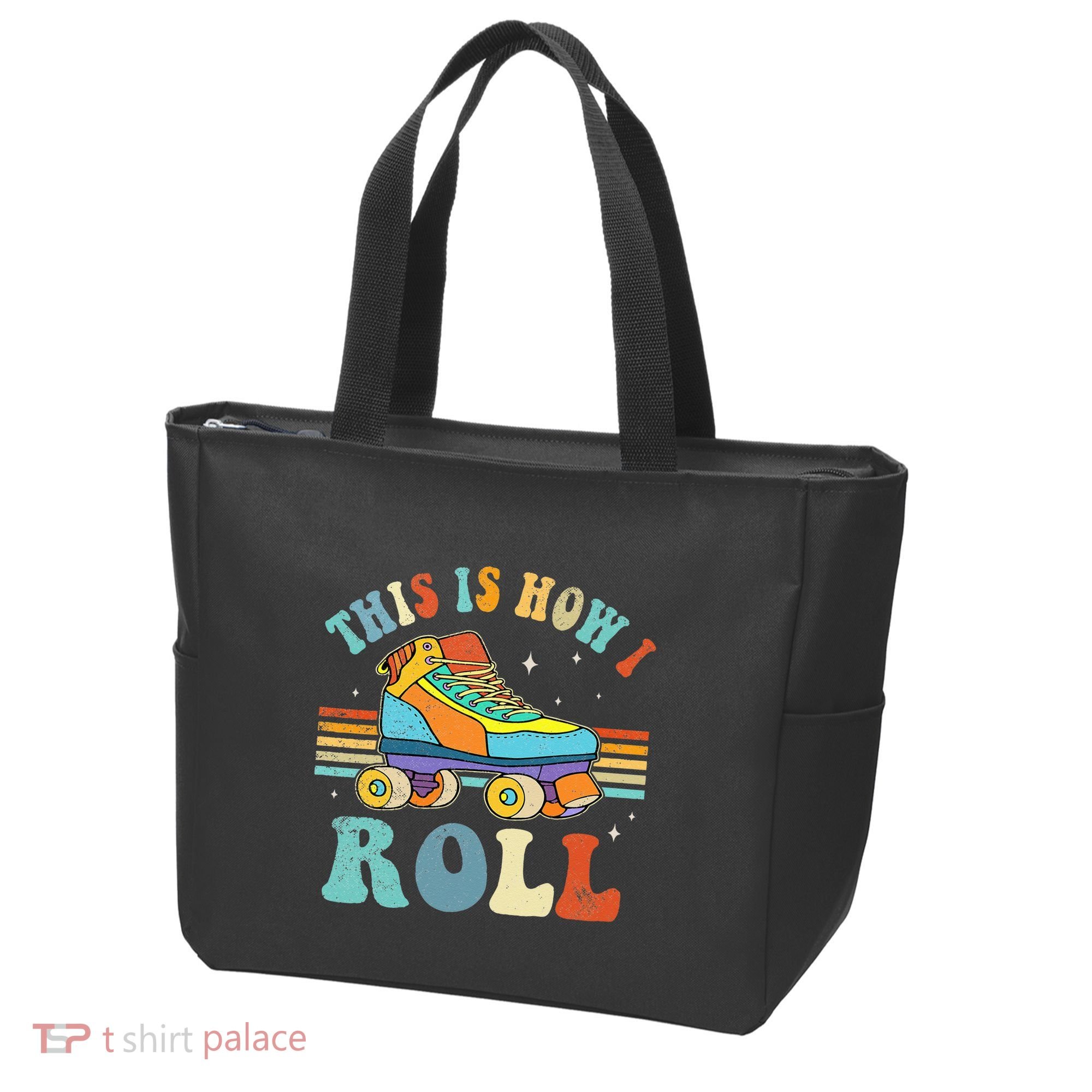 Roller Skates This Is How I Roll Skate Sport Roller Skating Tote Bag
