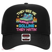 Roller Skating They See Me Rollin They Hatin Skater Skate Hat thumb 0
