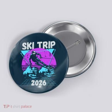 Retro Sky Trip 2026 Button
