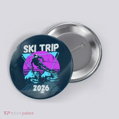 Retro Sky Trip 2026 Button