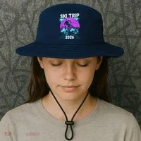 Retro Sky Trip 2026 Bucket Hat thumb 3